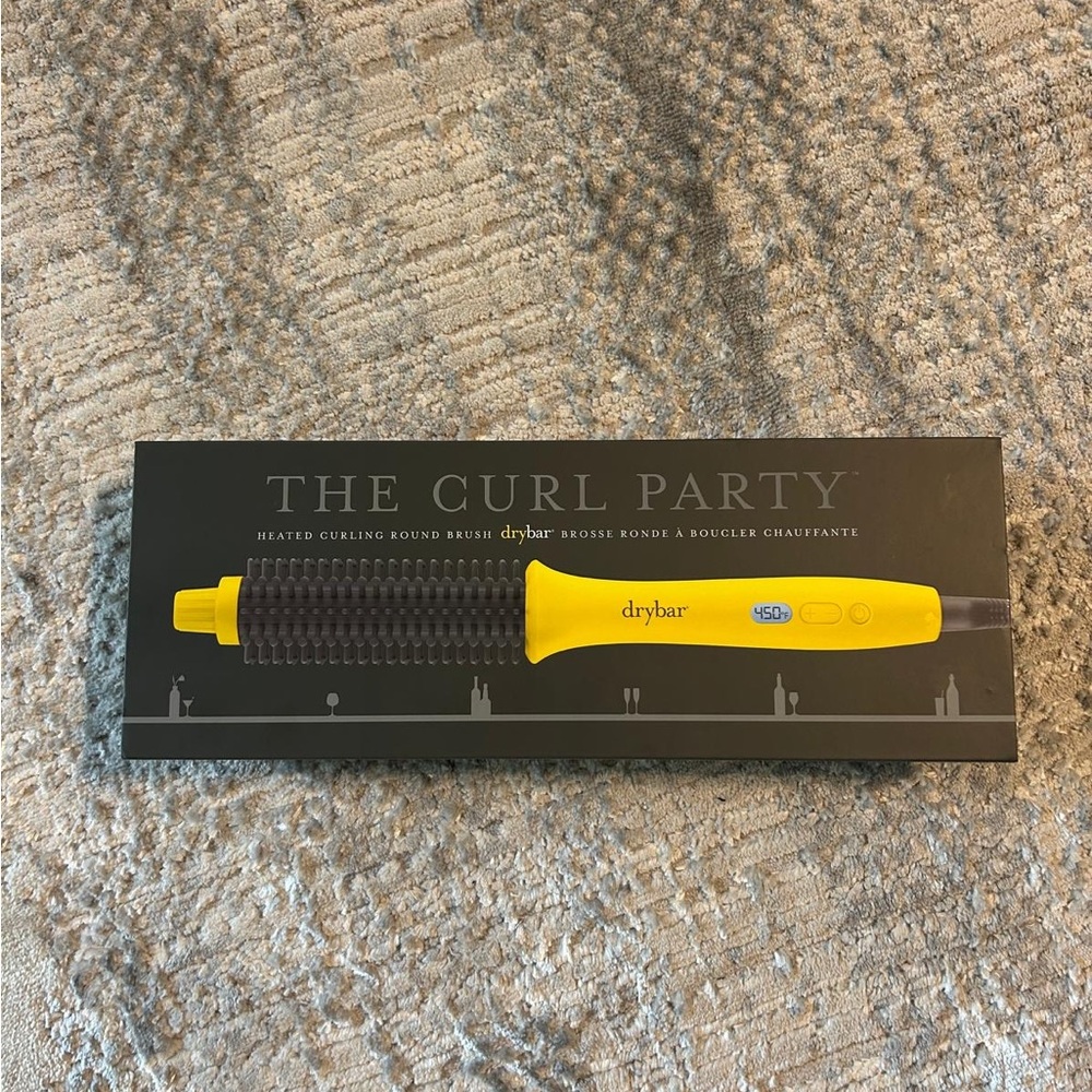 New- Drybar Curl Party Wand Yellow Party Supplies